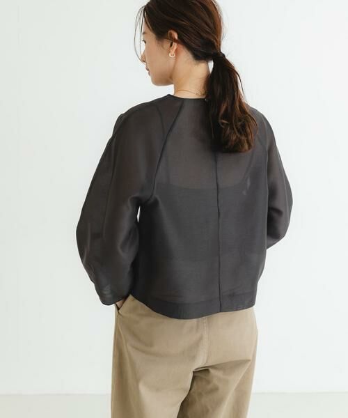 URBAN RESEARCH / アーバンリサーチ シャツ・ブラウス | 『MADE IN JAPAN』オーガンジーブラウス | 詳細2