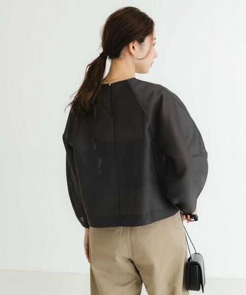 URBAN RESEARCH / アーバンリサーチ シャツ・ブラウス | 『MADE IN JAPAN』オーガンジーブラウス | 詳細3