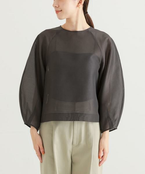 URBAN RESEARCH / アーバンリサーチ シャツ・ブラウス | 『MADE IN JAPAN』オーガンジーブラウス | 詳細8