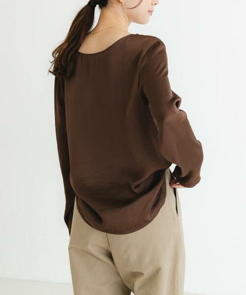 URBAN RESEARCH / アーバンリサーチ シャツ・ブラウス | ヴィンテージサテンブラウス | 詳細2