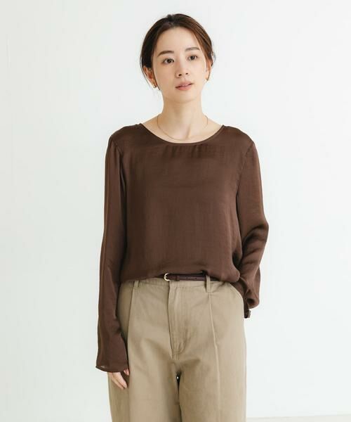 URBAN RESEARCH / アーバンリサーチ シャツ・ブラウス | ヴィンテージサテンブラウス | 詳細3