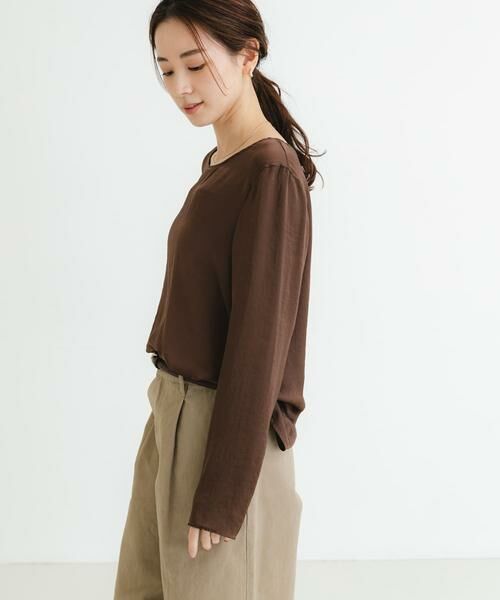 URBAN RESEARCH / アーバンリサーチ シャツ・ブラウス | ヴィンテージサテンブラウス | 詳細4