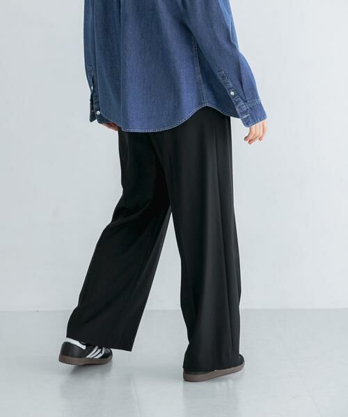 URBAN RESEARCH / アーバンリサーチ その他パンツ | スーパー100ウールワイドスラックス | 詳細1