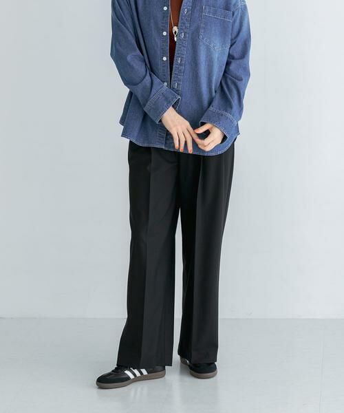 URBAN RESEARCH / アーバンリサーチ その他パンツ | スーパー100ウールワイドスラックス | 詳細2