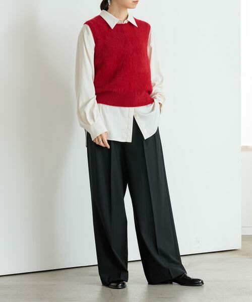 URBAN RESEARCH / アーバンリサーチ その他パンツ | スーパー100ウールワイドスラックス | 詳細5