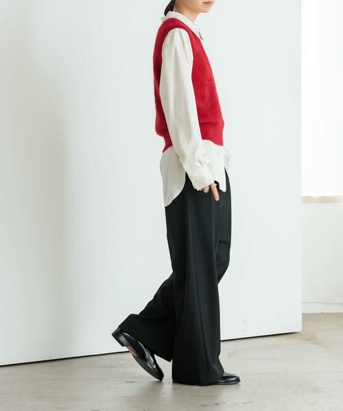 URBAN RESEARCH / アーバンリサーチ その他パンツ | スーパー100ウールワイドスラックス | 詳細6