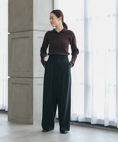 URBAN RESEARCH / アーバンリサーチ その他パンツ | スーパー100ウールワイドスラックス | 詳細8