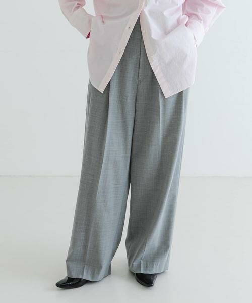 URBAN RESEARCH / アーバンリサーチ その他パンツ | スーパー100ウールワイドスラックス | 詳細15