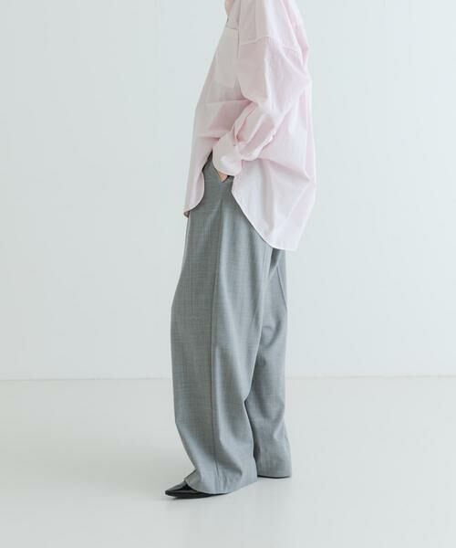 URBAN RESEARCH / アーバンリサーチ その他パンツ | スーパー100ウールワイドスラックス | 詳細18