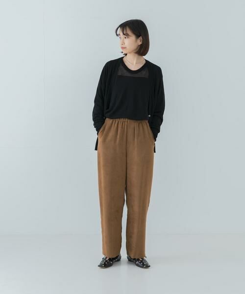 URBAN RESEARCH / アーバンリサーチ その他パンツ | スウェードライクイージーパンツ | 詳細4