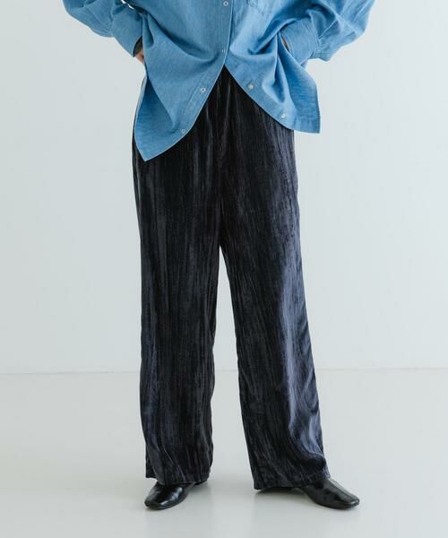 URBAN RESEARCH / アーバンリサーチ その他パンツ | クラッシュベロアイージーパンツ | 詳細1