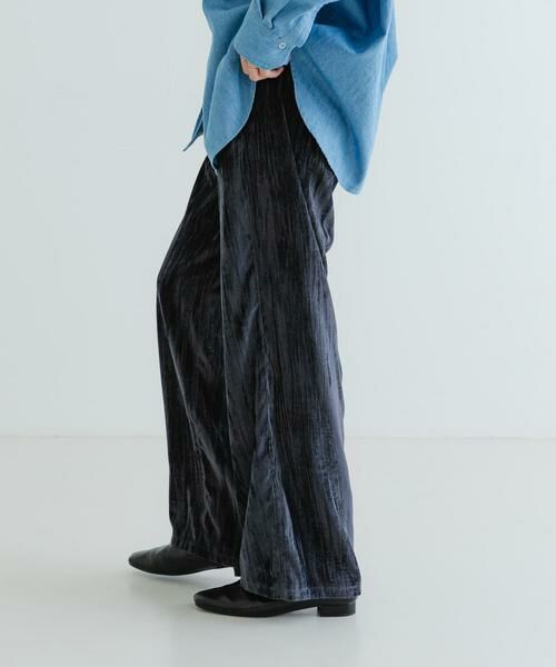 URBAN RESEARCH / アーバンリサーチ その他パンツ | クラッシュベロアイージーパンツ | 詳細2