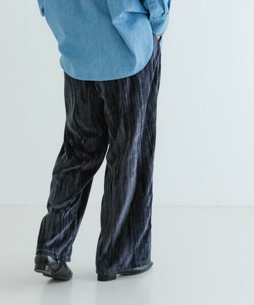 URBAN RESEARCH / アーバンリサーチ その他パンツ | クラッシュベロアイージーパンツ | 詳細3