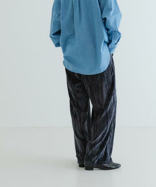 URBAN RESEARCH / アーバンリサーチ その他パンツ | クラッシュベロアイージーパンツ | 詳細4