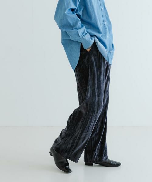 URBAN RESEARCH / アーバンリサーチ その他パンツ | クラッシュベロアイージーパンツ | 詳細5