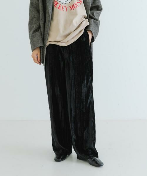 URBAN RESEARCH / アーバンリサーチ その他パンツ | クラッシュベロアイージーパンツ | 詳細15