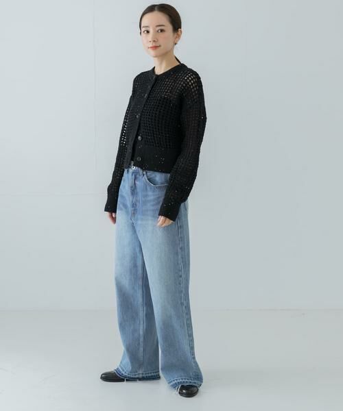 URBAN RESEARCH / アーバンリサーチ デニムパンツ | 『3サイズ展開』ダメージワイドデニムパンツ | 詳細12