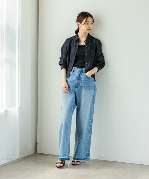 URBAN RESEARCH / アーバンリサーチ デニムパンツ | 『3サイズ展開』ダメージワイドデニムパンツ | 詳細17