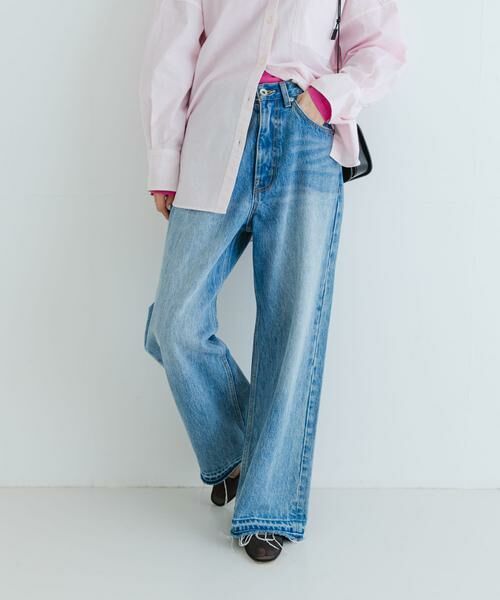 URBAN RESEARCH / アーバンリサーチ デニムパンツ | 『3サイズ展開』ダメージワイドデニムパンツ | 詳細2