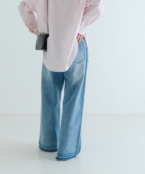 URBAN RESEARCH / アーバンリサーチ デニムパンツ | 『3サイズ展開』ダメージワイドデニムパンツ | 詳細5