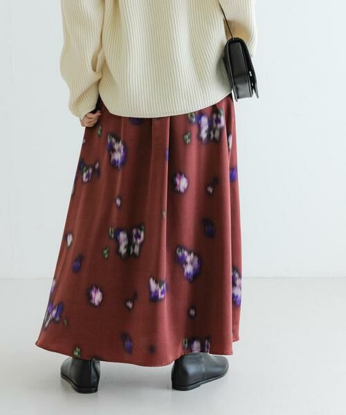 URBAN RESEARCH / アーバンリサーチ スカート | フラワープリントギャザーロングスカート | 詳細1