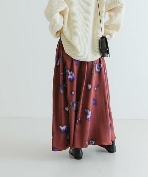URBAN RESEARCH / アーバンリサーチ スカート | フラワープリントギャザーロングスカート | 詳細2