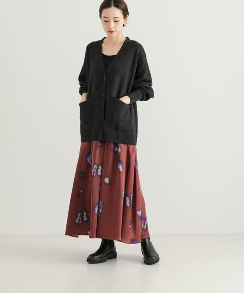 URBAN RESEARCH / アーバンリサーチ スカート | フラワープリントギャザーロングスカート | 詳細7