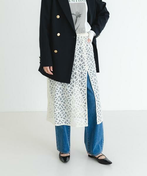 URBAN RESEARCH / アーバンリサーチ スカート | コードレースレイヤードスカート | 詳細2