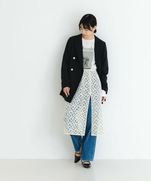 URBAN RESEARCH / アーバンリサーチ スカート | コードレースレイヤードスカート | 詳細5