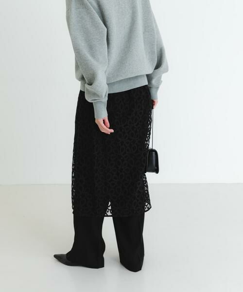 URBAN RESEARCH / アーバンリサーチ スカート | コードレースレイヤードスカート | 詳細17