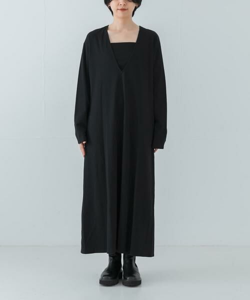 URBAN RESEARCH / アーバンリサーチ ワンピース | 『MADE IN JAPAN』Vネックロングワンピース | 詳細8