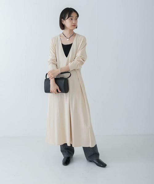 URBAN RESEARCH / アーバンリサーチ ワンピース | 『MADE IN JAPAN』Vネックロングワンピース | 詳細14