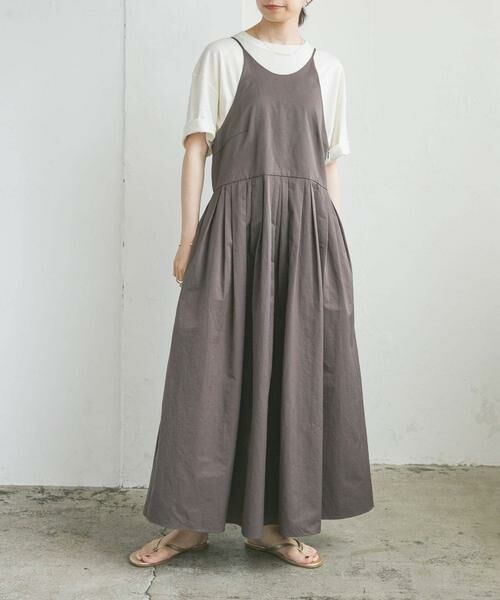 URBAN RESEARCH / アーバンリサーチ ワンピース | ランダムタックキャミワンピース | 詳細1