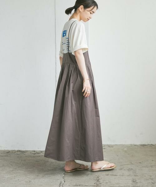 URBAN RESEARCH / アーバンリサーチ ワンピース | ランダムタックキャミワンピース | 詳細7