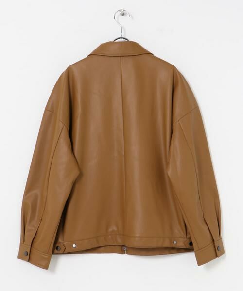 URBAN RESEARCH / アーバンリサーチ レザーブルゾン・ジャケット | レザーライクジップブルゾン | 詳細11