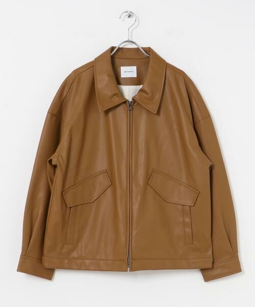 URBAN RESEARCH / アーバンリサーチ レザーブルゾン・ジャケット | レザーライクジップブルゾン | 詳細8