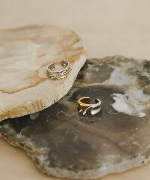 URBAN RESEARCH / アーバンリサーチ ピアス・イヤリング | decor『デコール』　2色のイヤカフ | 詳細1