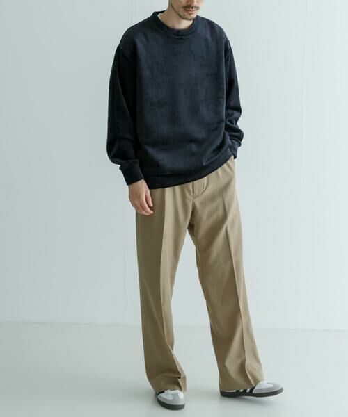 URBAN RESEARCH / アーバンリサーチ Tシャツ | ニットコーデュロイクルーネック | 詳細7