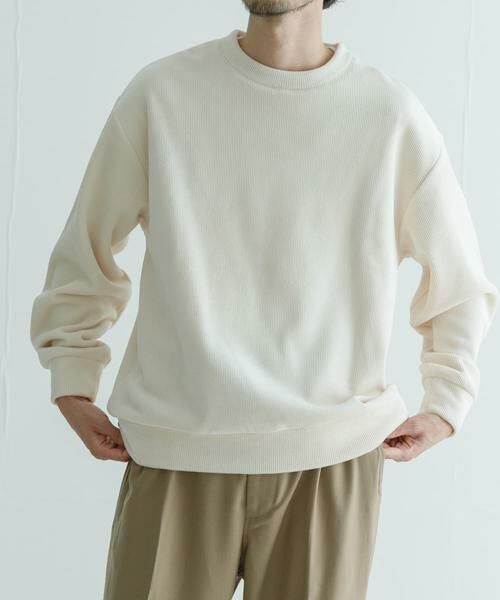 URBAN RESEARCH / アーバンリサーチ Tシャツ | ニットコーデュロイクルーネック | 詳細20