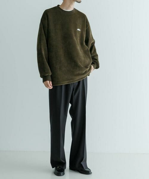 URBAN RESEARCH / アーバンリサーチ スウェット | 『別注』THOUSAND MILE×UR　ニットフリースクルーネックプルオーバー | 詳細2