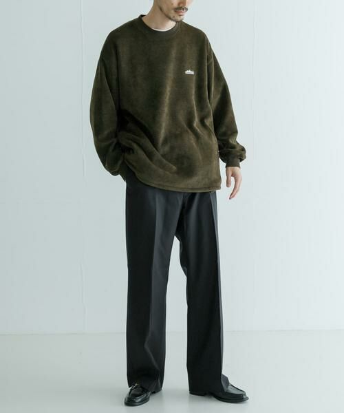 URBAN RESEARCH / アーバンリサーチ スウェット | 『別注』THOUSAND MILE×UR　ニットフリースクルーネックプルオーバー | 詳細3