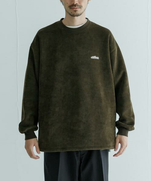 URBAN RESEARCH / アーバンリサーチ スウェット | 『別注』THOUSAND MILE×UR　ニットフリースクルーネックプルオーバー | 詳細5