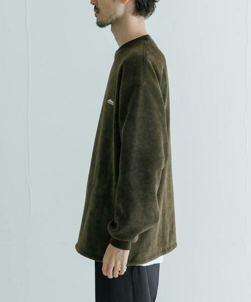 URBAN RESEARCH / アーバンリサーチ スウェット | 『別注』THOUSAND MILE×UR　ニットフリースクルーネックプルオーバー | 詳細6