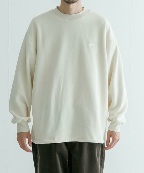URBAN RESEARCH / アーバンリサーチ スウェット | 『別注』THOUSAND MILE×UR　ニットフリースクルーネックプルオーバー | 詳細15