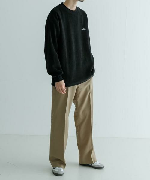 URBAN RESEARCH / アーバンリサーチ スウェット | 『別注』THOUSAND MILE×UR　ニットフリースクルーネックプルオーバー | 詳細21