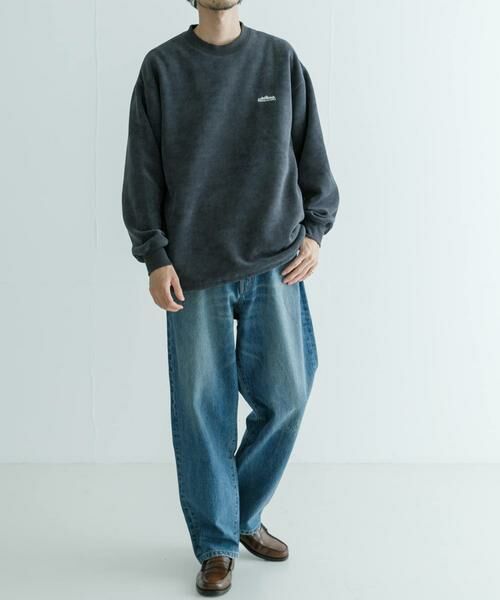 URBAN RESEARCH / アーバンリサーチ スウェット | 『別注』THOUSAND MILE×UR　ニットフリースクルーネックプルオーバー | 詳細26