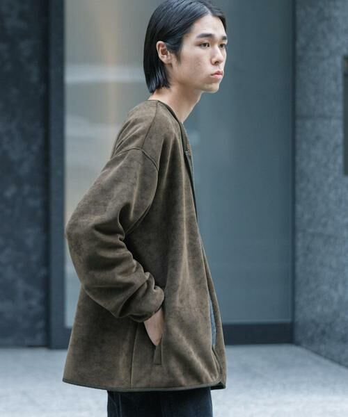 URBAN RESEARCH / アーバンリサーチ その他アウター | 『別注』THOUSAND MILE×URBAN RESEARCH　ニットフリースカーディガン | 詳細4