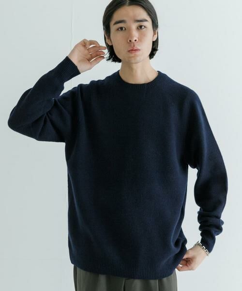 URBAN RESEARCH / アーバンリサーチ ニット・セーター | new basic WOOL CASHMERE SEAMLESS KNIT | 詳細21