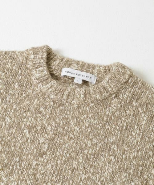 URBAN RESEARCH / アーバンリサーチ ニット・セーター | MIX SLUB PLAIN STITCH CREW-NECK | 詳細17