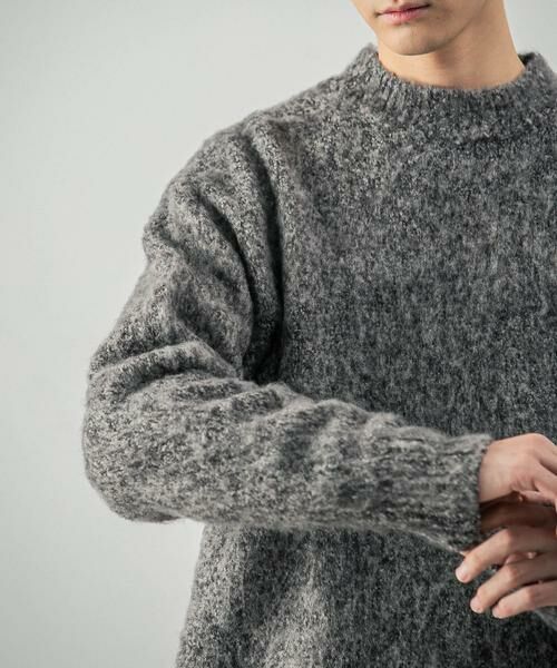 URBAN RESEARCH / アーバンリサーチ ニット・セーター | new basic MOULINE SHAGGY KNIT | 詳細10
